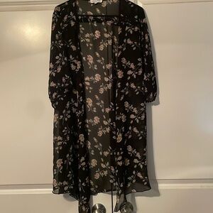 Large Emory Park Floral Kimono